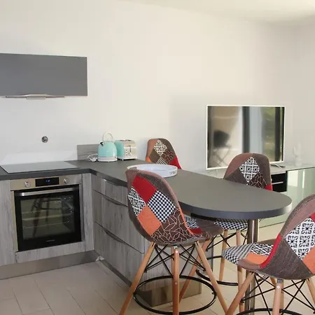 아파트 Centre Les Pins 1 Bedroom With Ac, Swimming Pool And Parking 주앙레핑