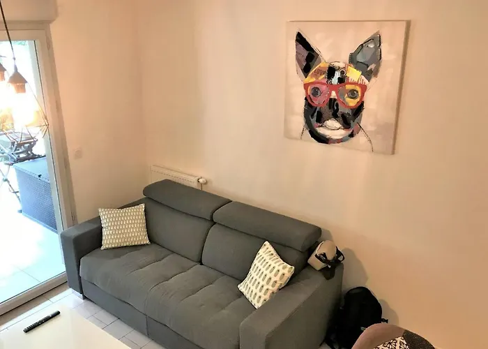 Centre Les Pins 1 Bedroom With Ac, Swimming Pool And Parking Appartement *