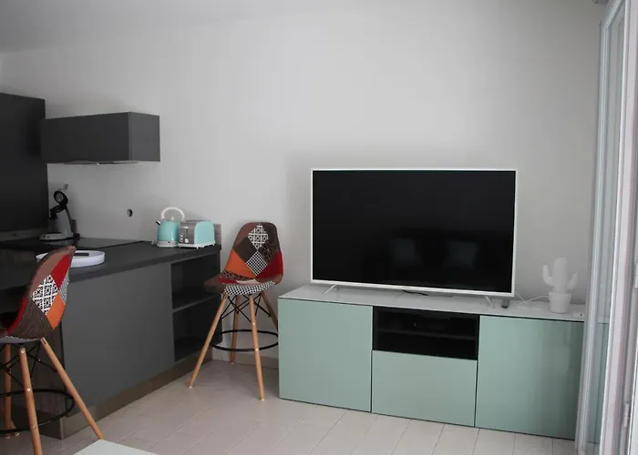 Appartement Centre Les Pins 1 Bedroom With Ac, Swimming Pool And Parking